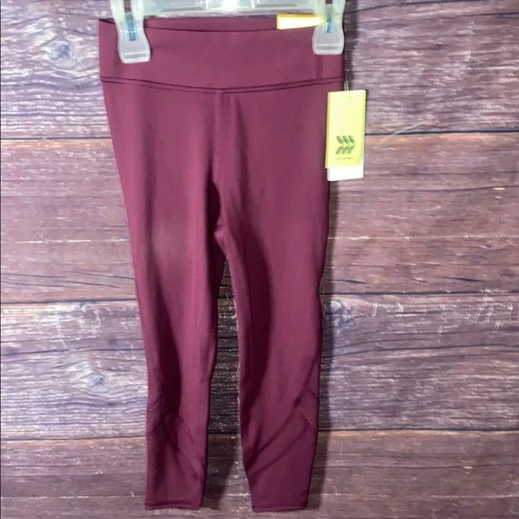 All In Motion Maroon Leggings - Picture 2 of 4